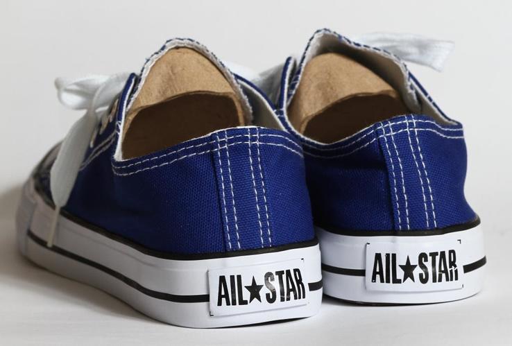 0206 Кеды Converse All Star Цвет Синий 39 размер 24.5 см стелька, фото №8