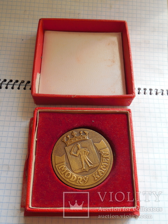 Памятная медаль в родной коробке Чехословакия