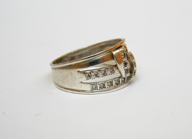 Серебряное кольцо, Серебро 925 пробы, 3,87 грамма. 18,5 размер., фото №7