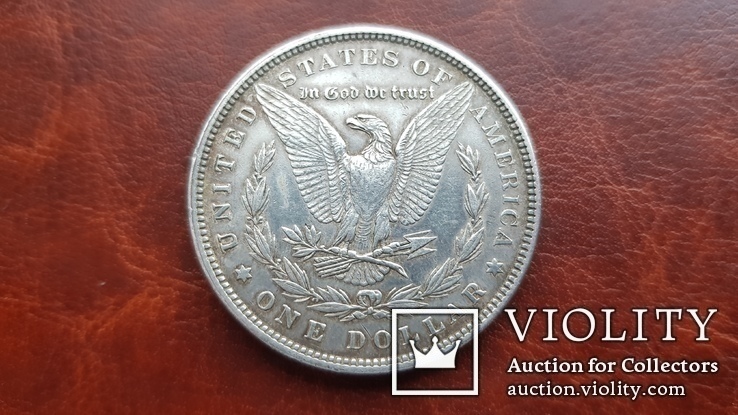 1 долар Моргана 1880 г. США., фото №6