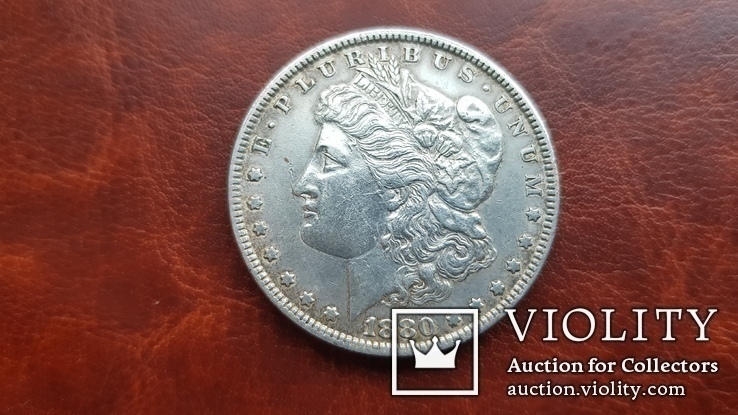 1 долар Моргана 1880 г. США., фото №8