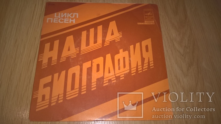 V.A. Сборник (Цикл Песен. Наша Биография) 1978. (LP). 7. Vinyl. Пластинка. RARE., фото №4