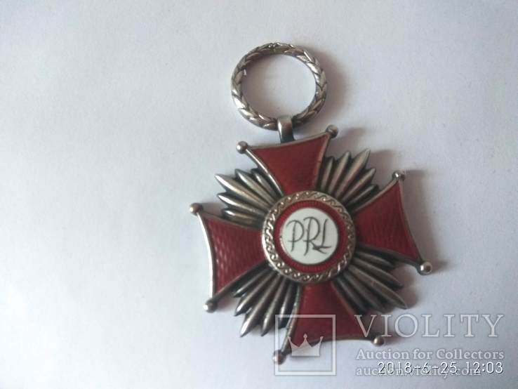 Медаль PRL, Польская медаль, за заслуги,, фото №2