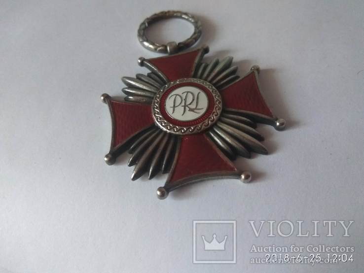 Медаль PRL, Польская медаль, за заслуги,, фото №3