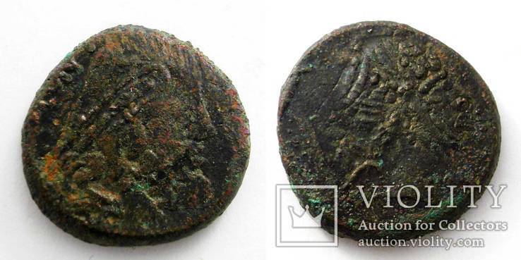 Тетрахалк. Перечекан Асандра с монеты Амиса, есть на сайте "Монеты Боспора", лот 1068