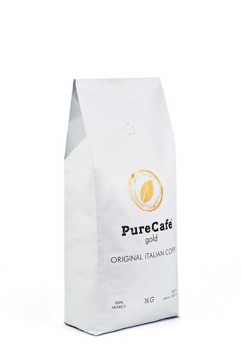 Кофе PureCafe Gold, 100% Арабики, зерно, Италия, 1кг.