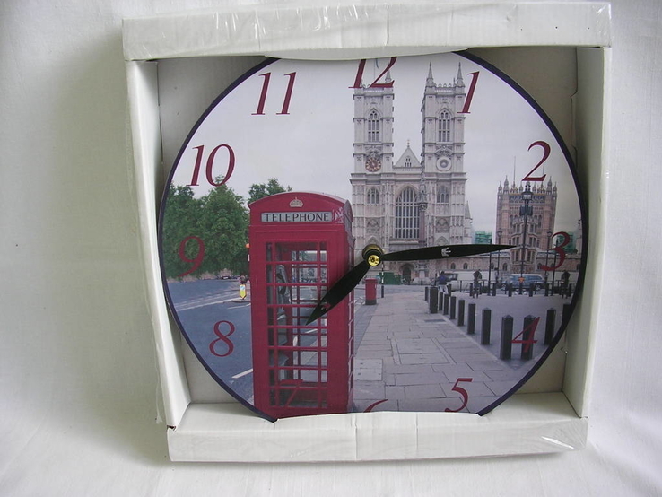 Часы настенные London telephone, фото №2