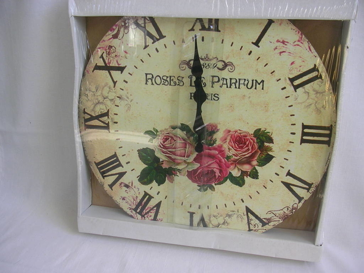 Часы настенные roses de parfum Paris, numer zdjęcia 2