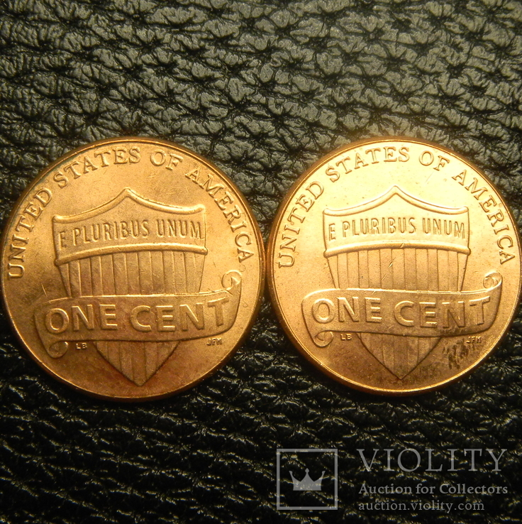 1 цент США 2017 (два різновиди), фото №2