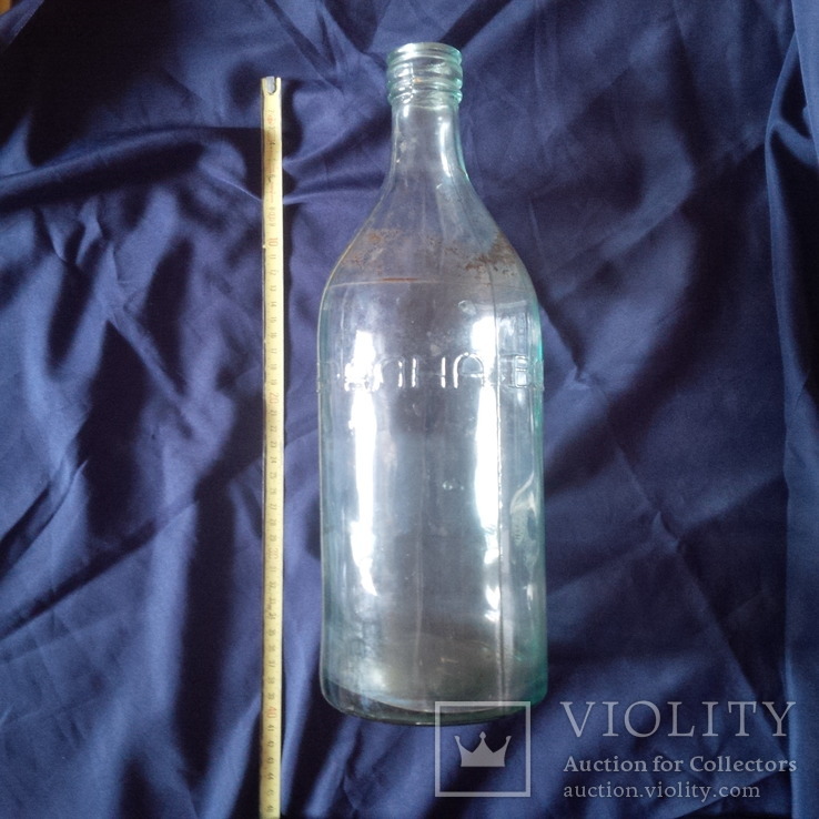Бутылка коллекционная 3 литра Минеральна вода, фото №2
