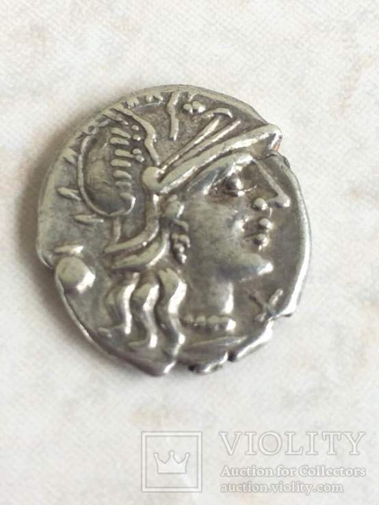 Денарий  S. Pompeius Fostlus (137 г. до. н.э.), фото №2