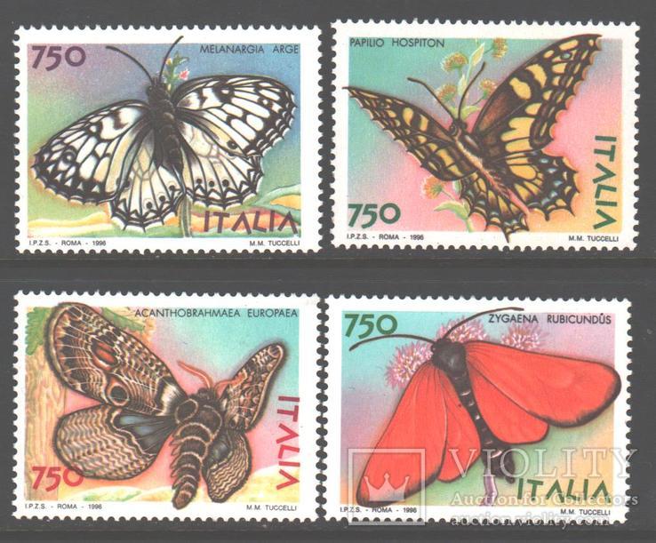 Италия. 1996. Бабочки **.