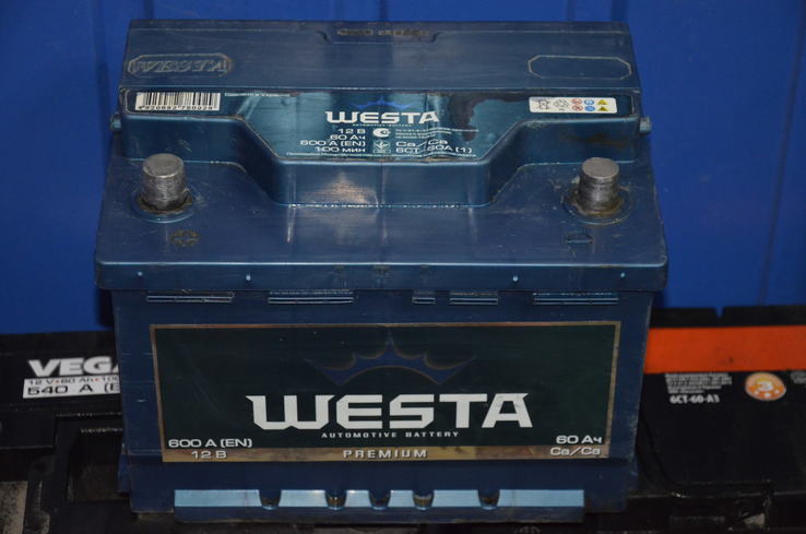 Аккумулятор Westa 6СТ-60Ач, фото №2