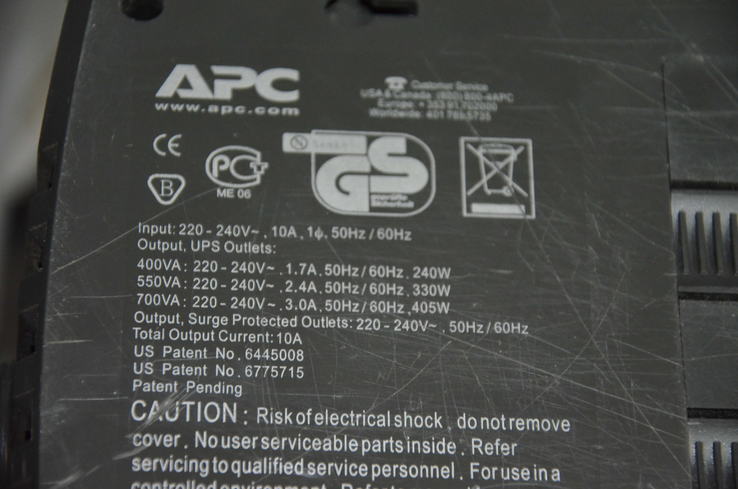 APC Back-UPS ES 700VA + батарея . блок бесперебойного питания, фото №5