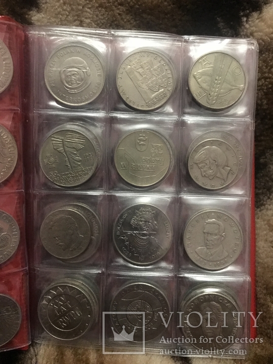 Колекція монет 65 штук 1957-1994 (20 злотых 1957 року), фото №3