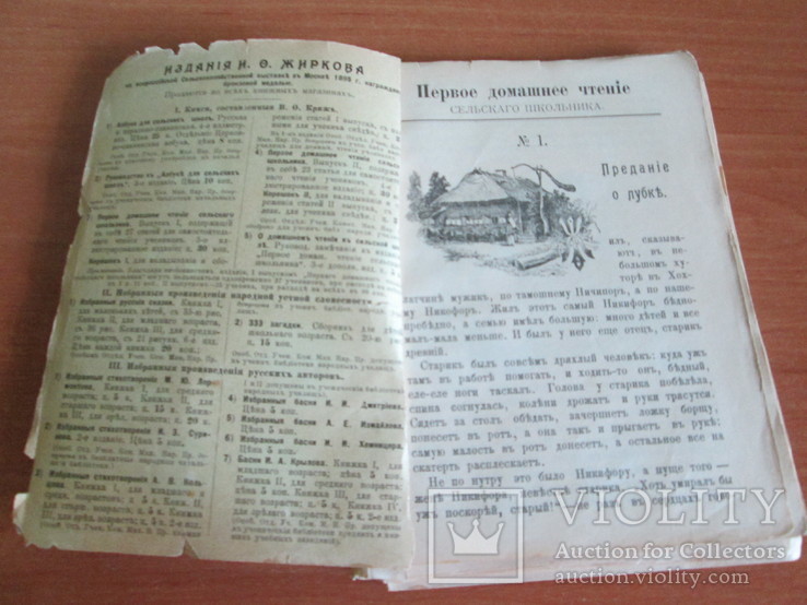 Первое, домашнее чтение сельского школьника. 1904 год ., фото №7