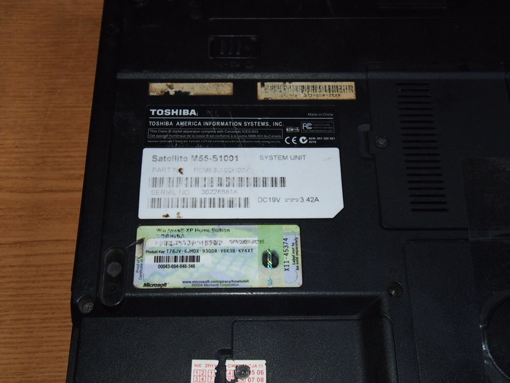 Ноутбук TOSHIBA Satellite M55-S1001., photo number 7