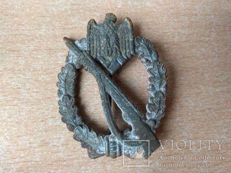 Німецький Знак нагорода піхотного штурмовика Друга світова війна Second World War, фото №3