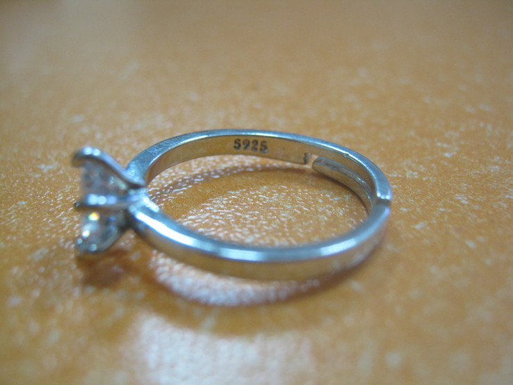 Ювелірне романтичне кольцо з церконом, numer zdjęcia 4