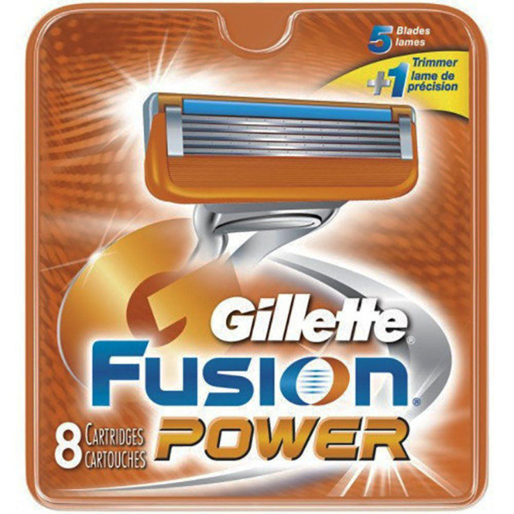 Gillette Fusion Power 8 шт. в упаковке