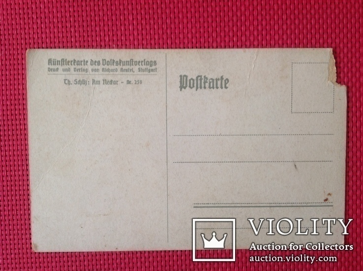  Почтовая Открытка старая Германия, фото №3