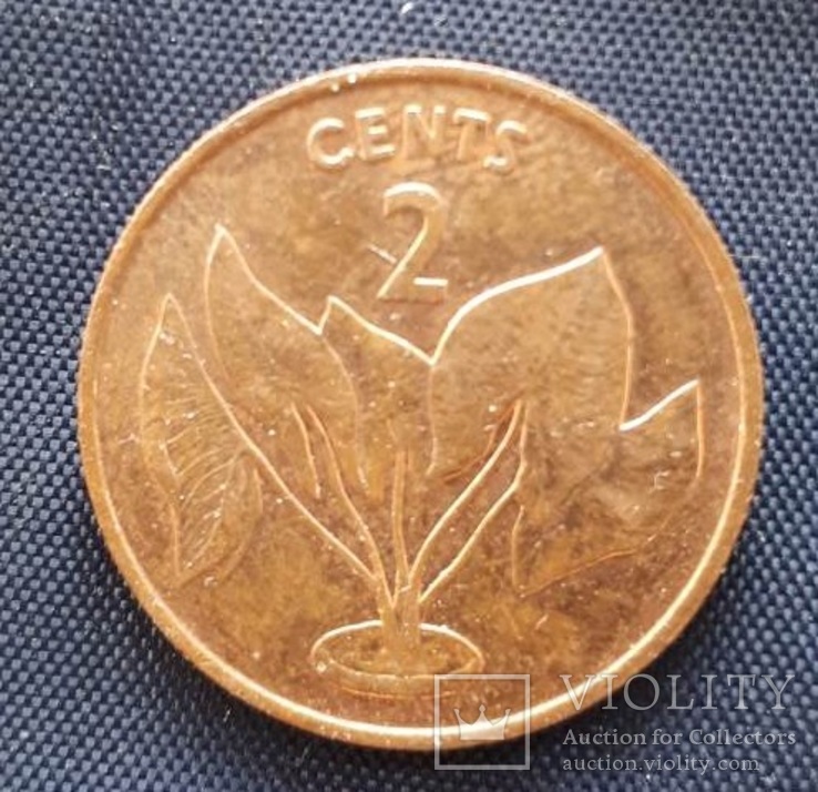 2 цента Кирибати 1992г.
