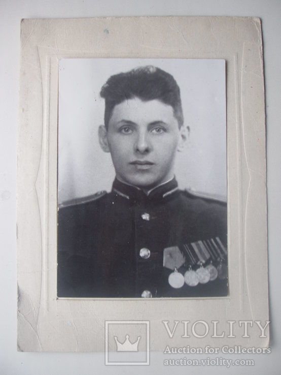 Военный с медалями В рамке, фото №2