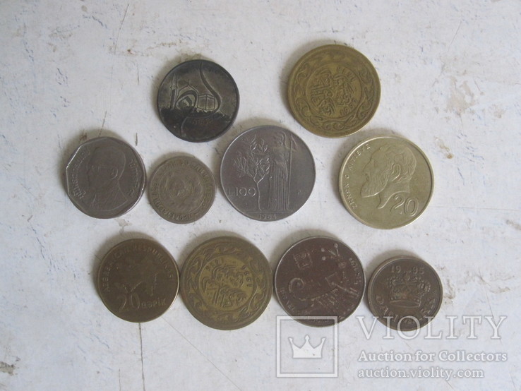 Монеты 10 шт. одним лотом., фото №2