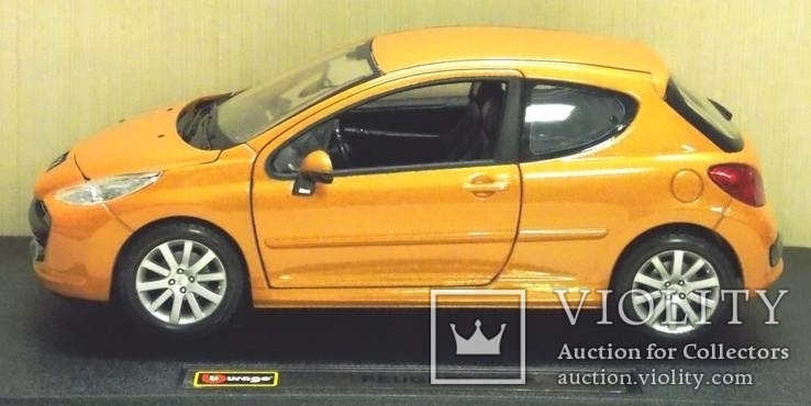 1:24 Burago Peugeot 207, фото №6