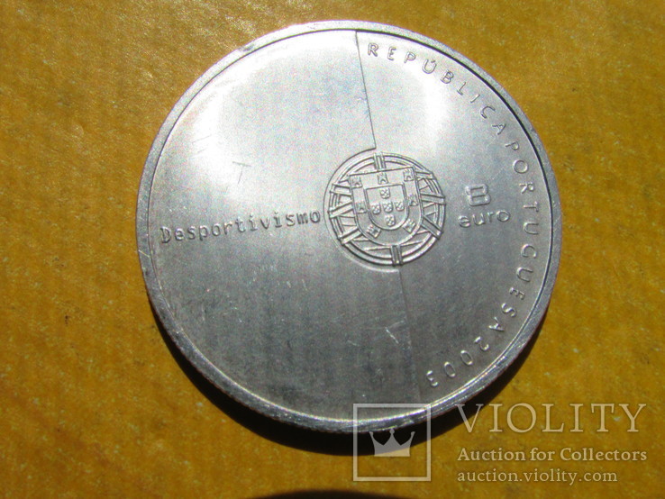 Португалия 8 Евро 2003 - (Футбол - это страсть) - Серебро 21 гр, фото №3