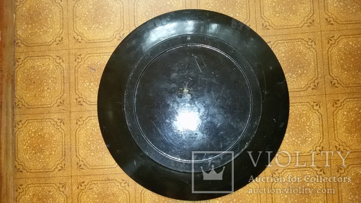 Большая тарелка(диаметр 50см) Петриковской росписи с подписью автора., фото №5