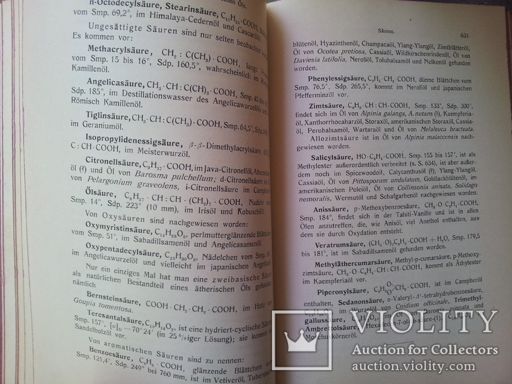 "Die Ätherischen öle"("Эфирные масла"). 1 и 2 том. 1928-1929г. Германия, фото №10