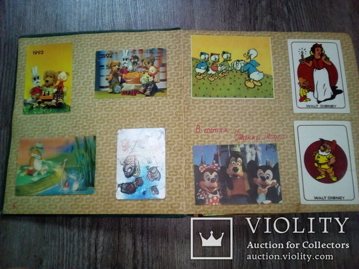 Альбом с календариками и открытками 1990-93 год., фото №5