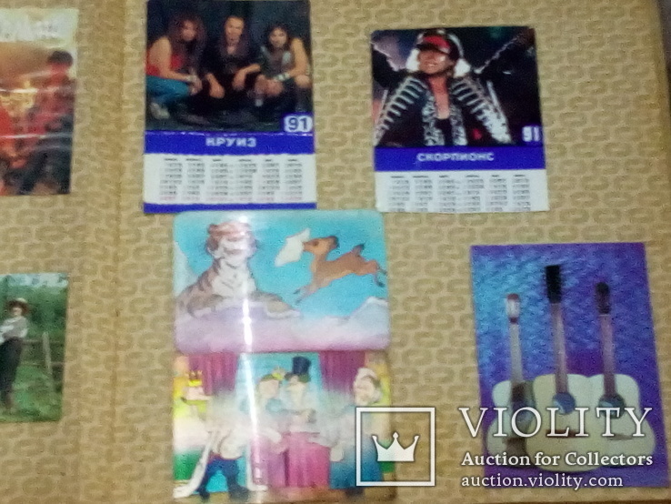 Альбом с календариками и открытками 1990-93 год., фото №6