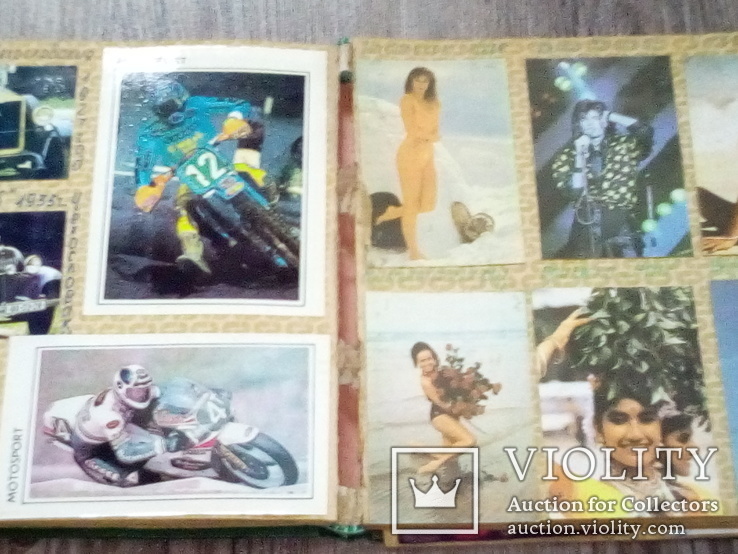 Альбом с календариками и открытками 1990-93 год., фото №7