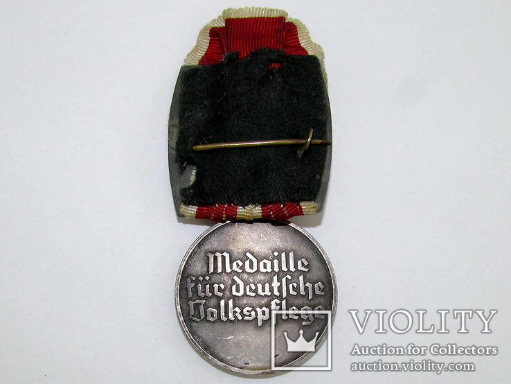 Медаль За заботу о Немецком Народе 3-й рейх 1939 год, фото №5