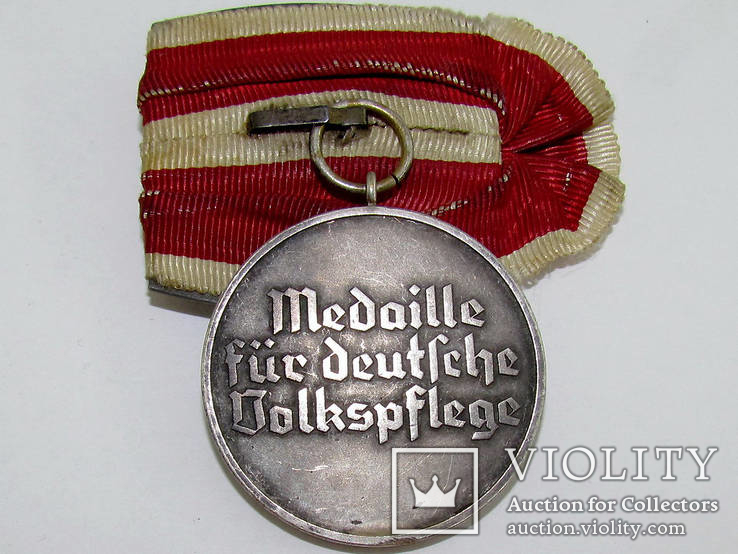 Медаль За заботу о Немецком Народе 3-й рейх 1939 год, фото №6