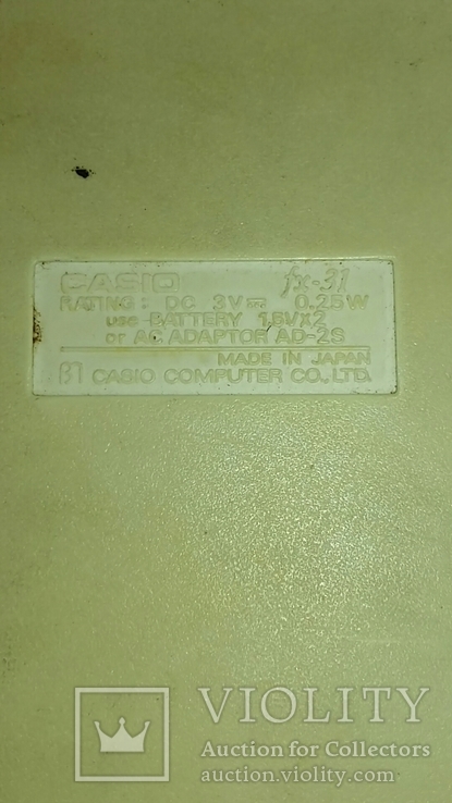 Калькулятор CASIO fx-31., фото №10