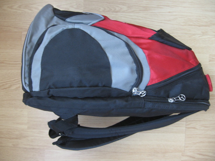 Рюкзак подростковый Olly (Красно-серый), фото №3