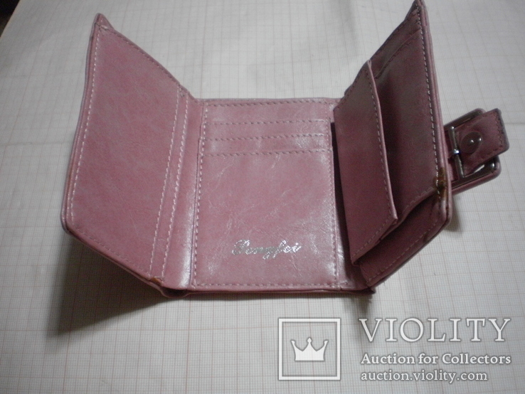 Розовый женский кошелёк, фото №4