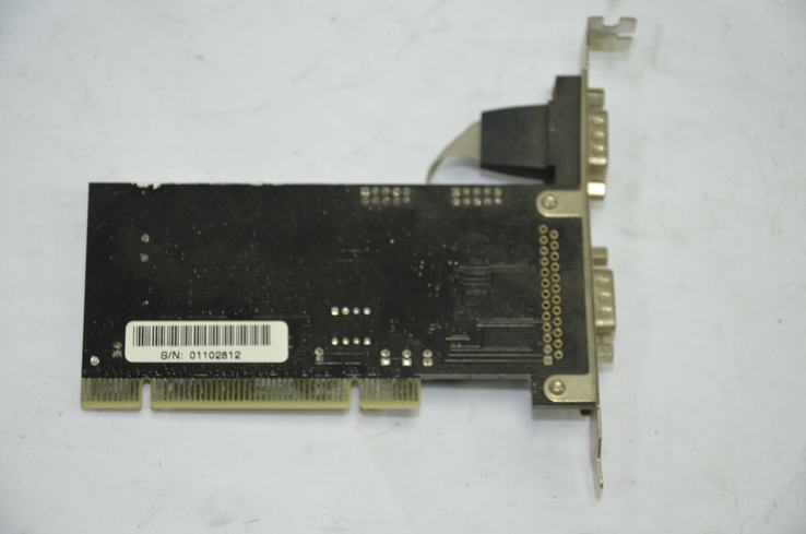 Контроллер плата расширение 2 com порта PCI - RS232 Moschip 9835, фото №3