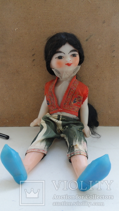 Кукла на резинках паричковая пластмасс к40, фото №9