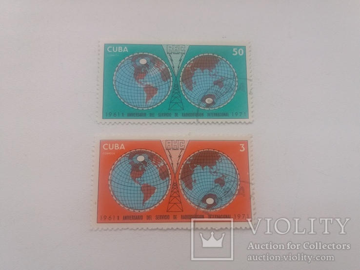 Набір з 2 марок Куба, фото №2