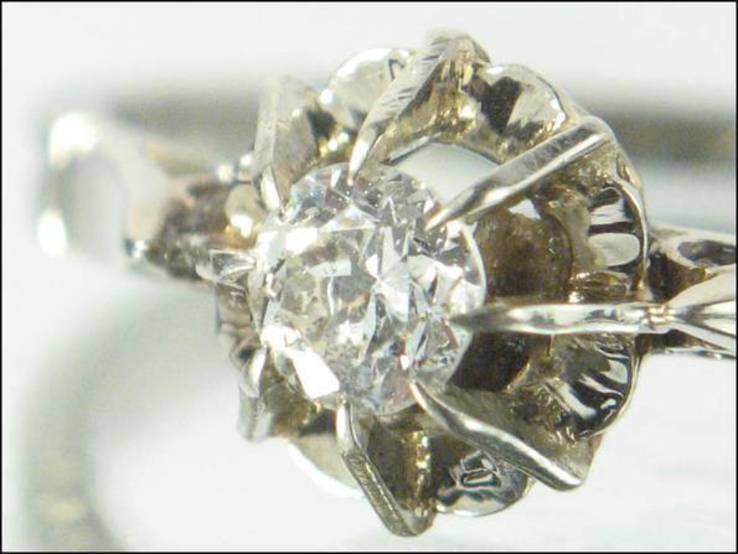 Винтажное кольцо с  бриллиантом, фото №7