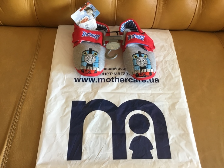 Тапочки Mothercare, Thomas&amp;friends, новые, р.34, фото №4