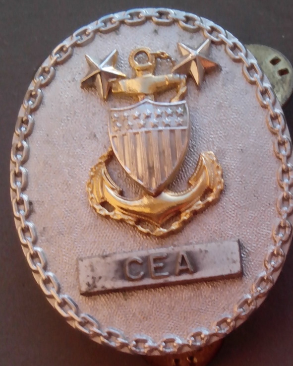 Знак офицера береговой охраны США, 2 звезды, щит и якорь., фото №7