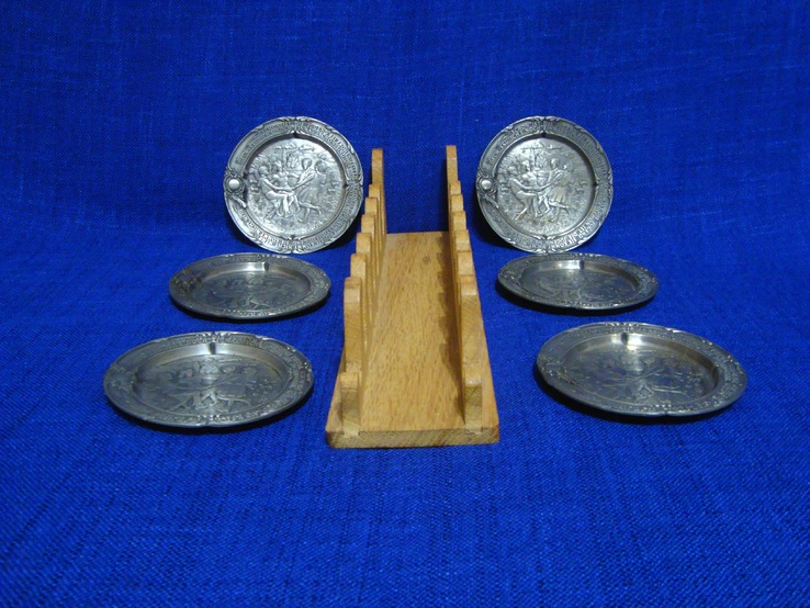 Stand with tin plates, bird decks SKS Germany, photo number 4