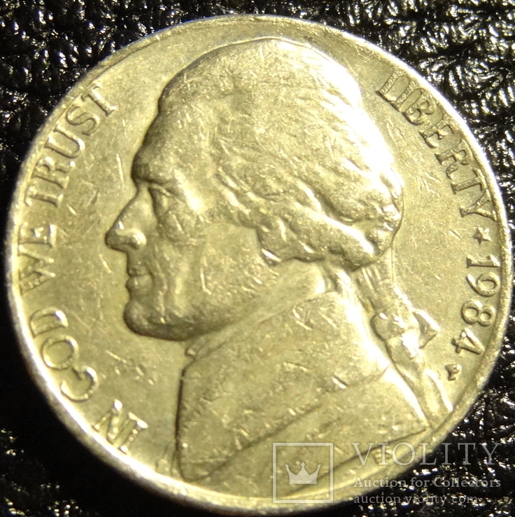 5 центів США 1984 P, фото №2