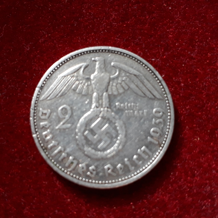 Германия 2 марки 1939г. "F", фото №3