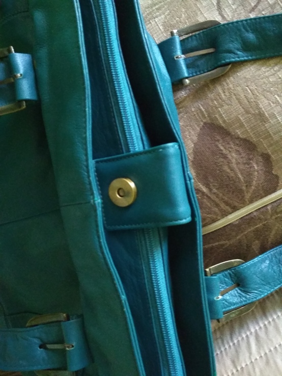 Кожаная сумка azur, photo number 3
